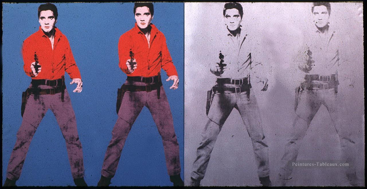 Elvis I & II POP artistes Peintures à l'huile